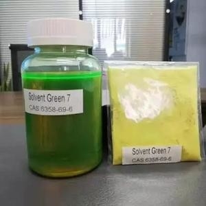 CAS 6358-69-6 Solvent Green 7 Yellow Dyeing For Marker 120% Intensity