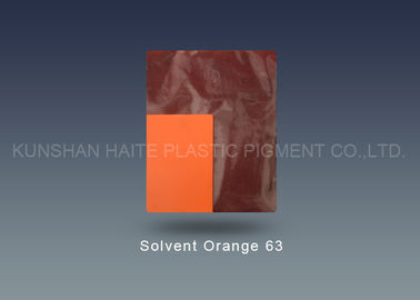 CAS NO. 16294-75-0 Solvent Orange 63 Fluorescent Red GG Heat Resistance 314°C Colorant For PS