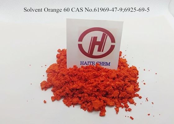 Oil Soluble Dye Solvent Orange 60 Coloring of Plastic Materials