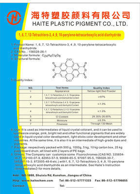 Red Powder Dye 1,6,7,12-Tetrachloroperylenetetracarboxylic Acid Dianhydride