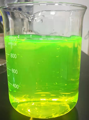 Solvent Green7 Pyranine Visible Fluorescence Strength 120%CAS NO.6358-69-6 Water-based Coloring for Coolant Fluid